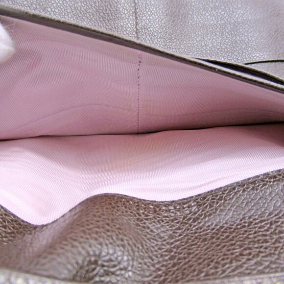 BVLGARI long wallet log mania beige canvas ?~ leather Authentic USED - Picture 5 of 8